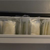 Top shelf frozen milk