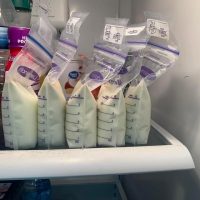 Healthy breastmilk available