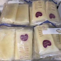Frozen oversupply from healthy mom and baby!