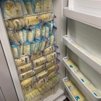 Frozen breastmilk from young and healthy mother
