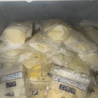 14 bags of breast milk from a healthy mum