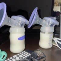 Frozen breast milk