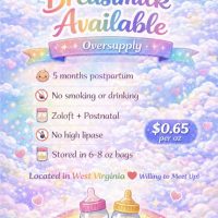 Breastmilk for sale in Wv