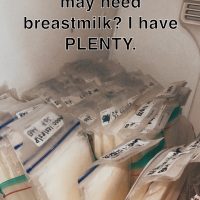 Selling freezer stash breast milk