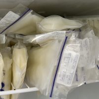 Breast milk for sale @ $1/oz (some packets contain colostrum)