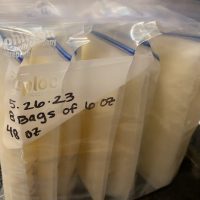 Breast milk for sale, 1.00 per oz.