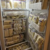 Overproducer to a healthy 8 month old. Deep freezer full. No drug or alcohol use.