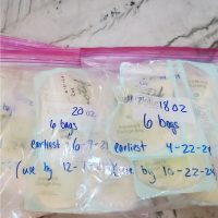 Breastmilk from April-July 2024 (vegetarian diet)