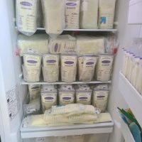 Frozen Breast Milk from Healthy Mom and Baby
