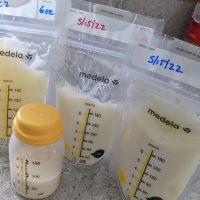 Healthy and vaccinated mother selling breast milk