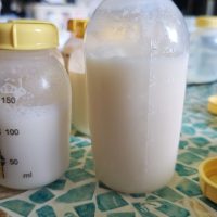 Fresh pumped milk 110oz daily